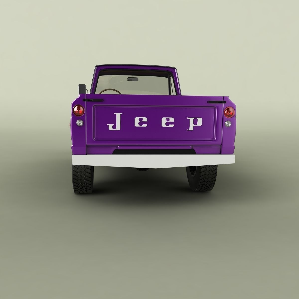 Jeep J2000 J10 Pickup 3D model_3