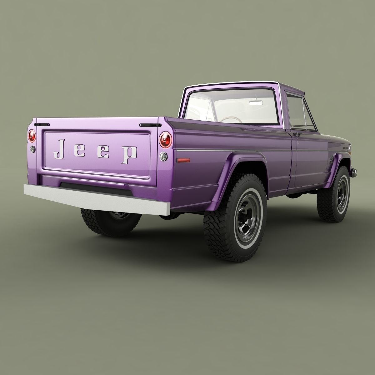Jeep J2000 J10 Pickup 3D model_2