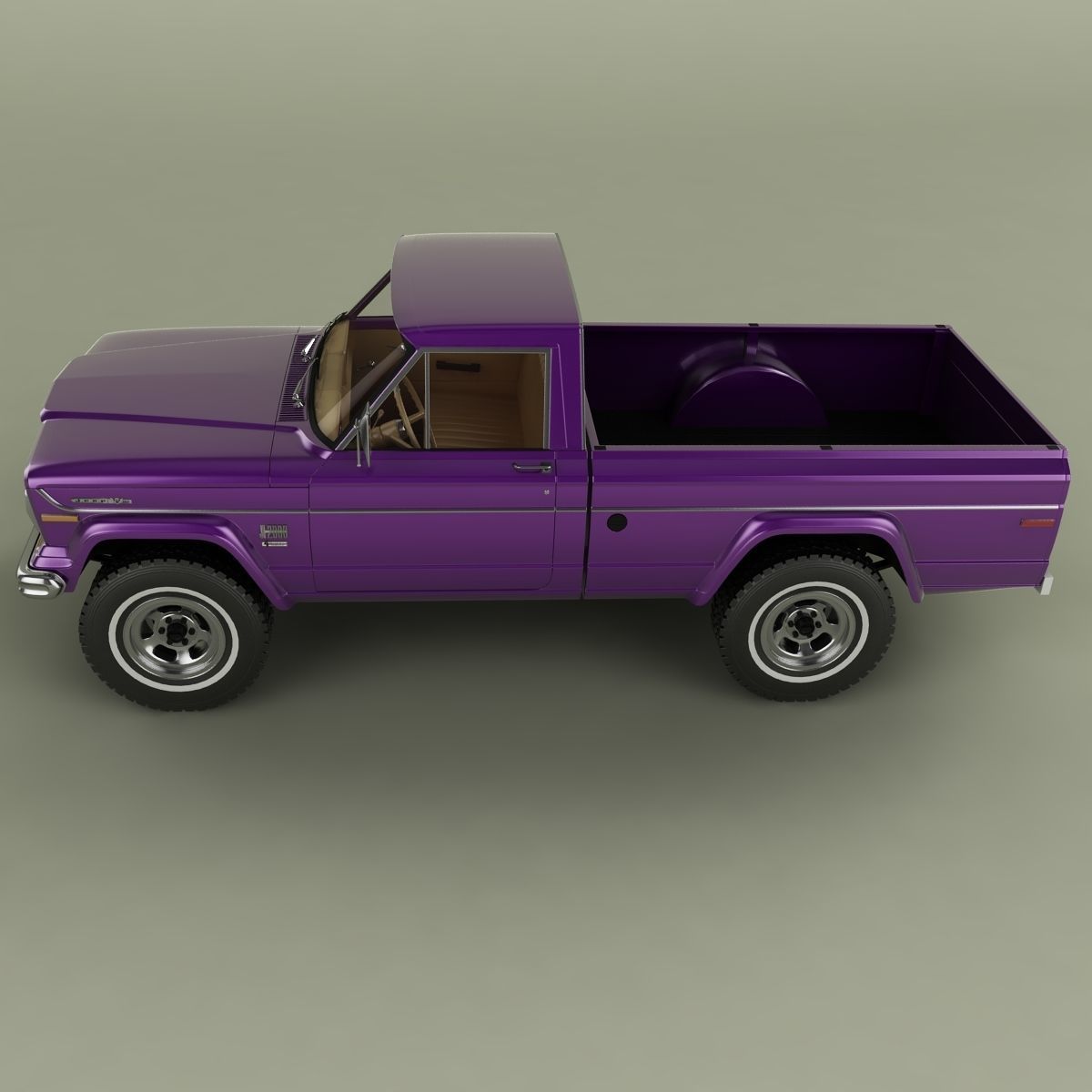 Jeep J2000 J10 Pickup 3D model_6