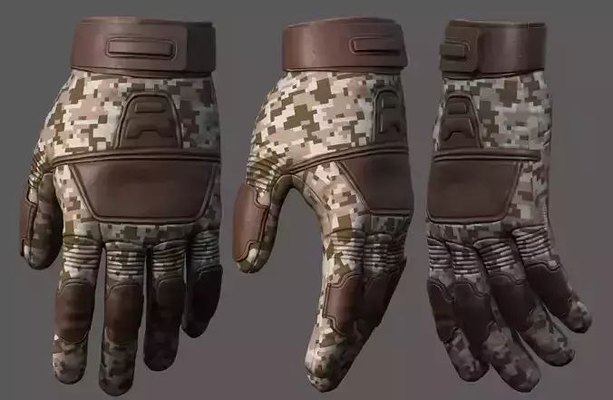 Gloves protection camouflage scifi fantasy military 