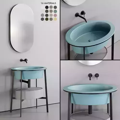 Ceramica Cielo Catino Ovale Washbasin