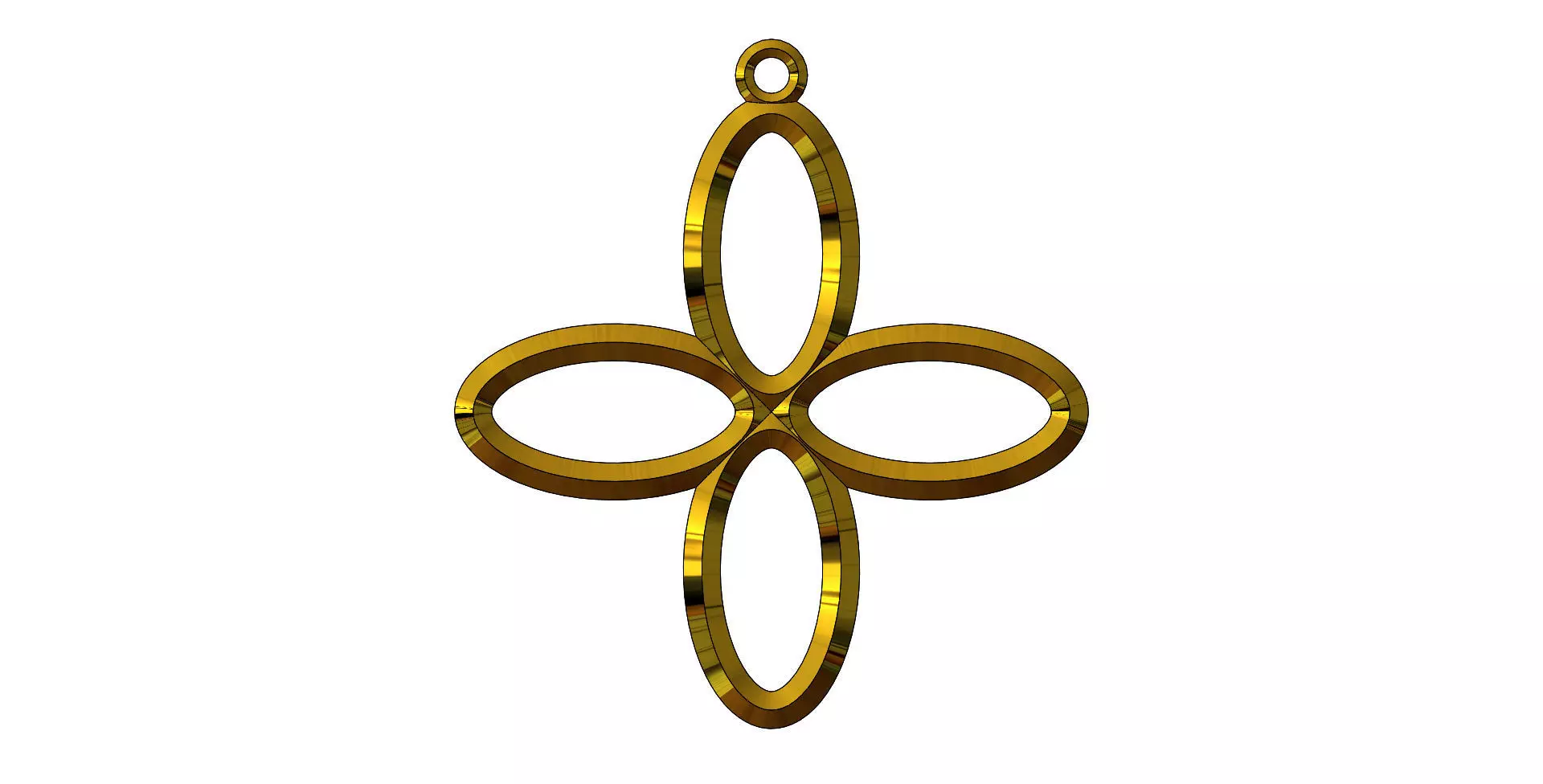 Collection of elliptical motif pendants Free 3D print model