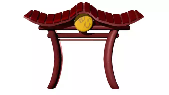 Japanese like Shrine Free 3D model