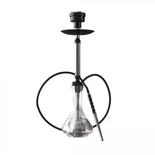 Hookah with glass bowl