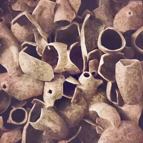 Splinter Old clay dishes