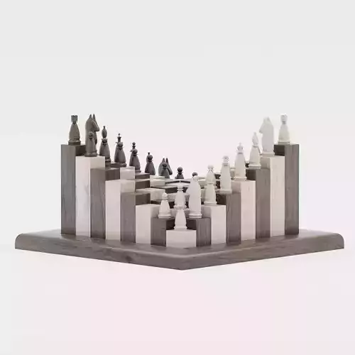 new wooden chess parametric