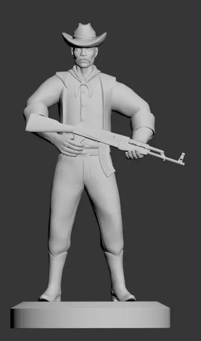 Security Guard   3D print model_0
