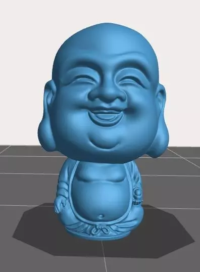 MILEFO smiling buddha figurine Free 3D print model_0
