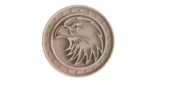 CNC Eagle Face 