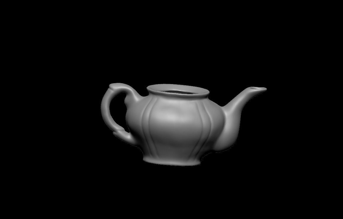 Teapot 3d model for animation 3D print model_8