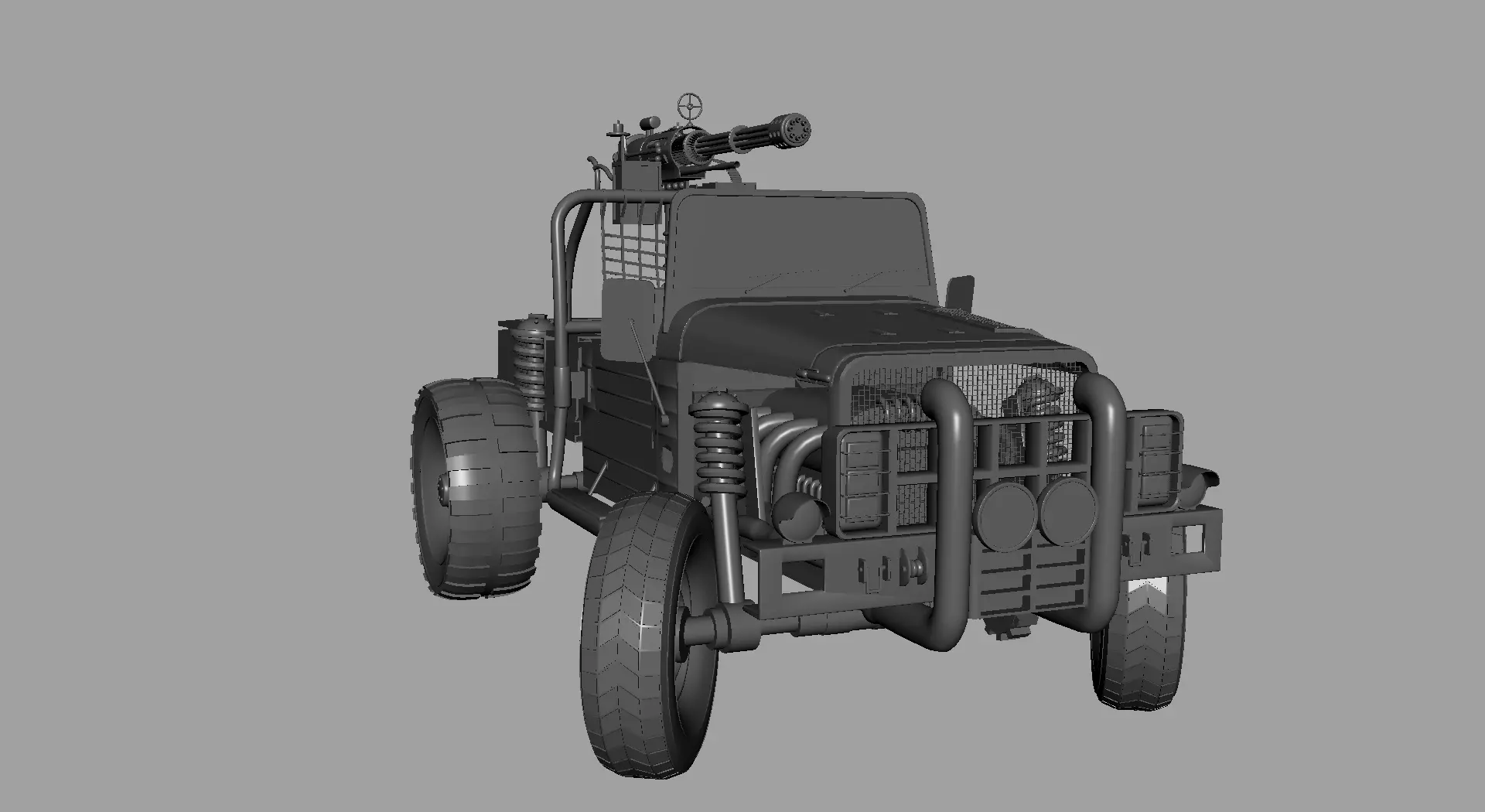 Armored Military Truck 3D model