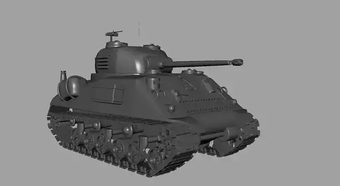 M4 Sherman Tank 3D model
