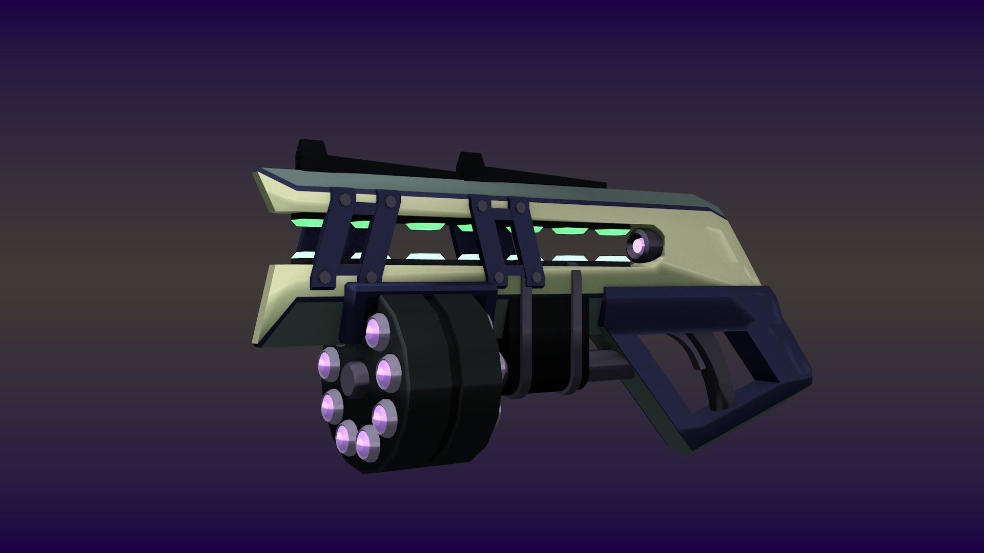 ASV SciFi Guns Volume 02 Low-poly 3D model_9