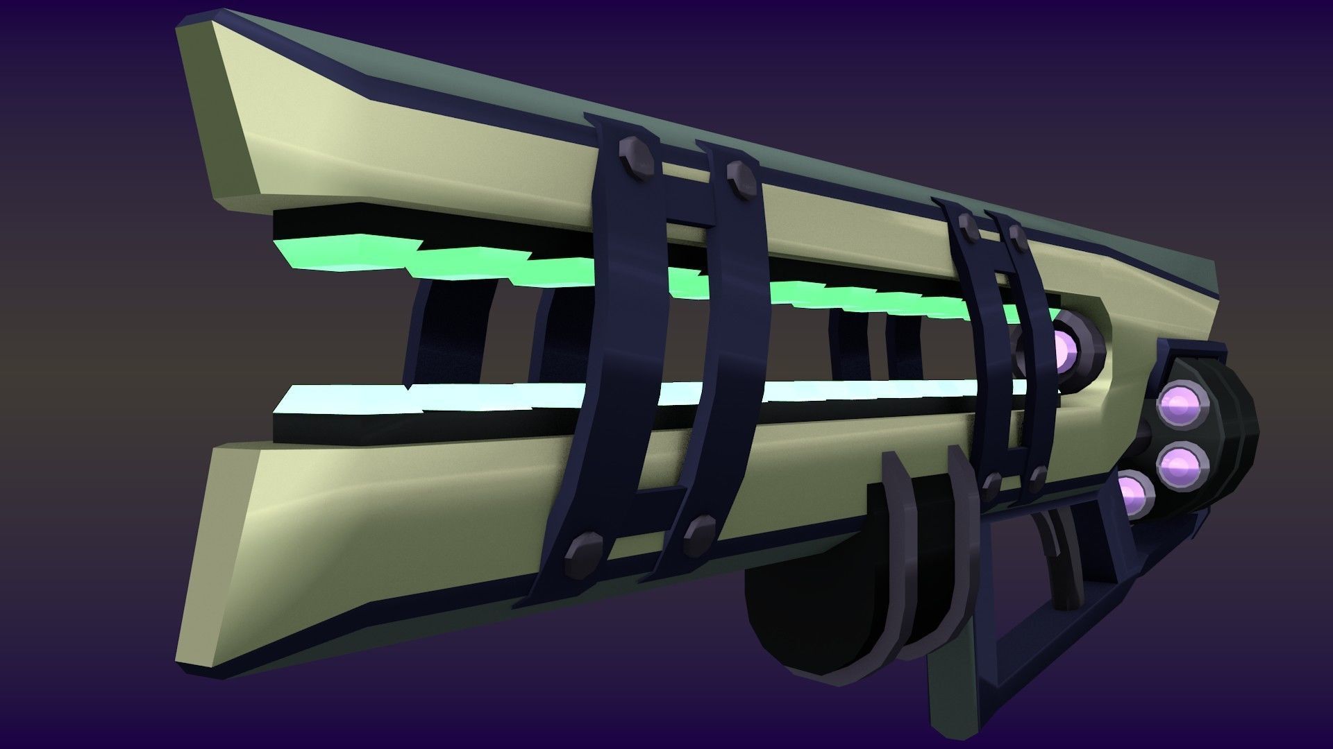 ASV SciFi Guns Volume 02 Low-poly 3D model_13