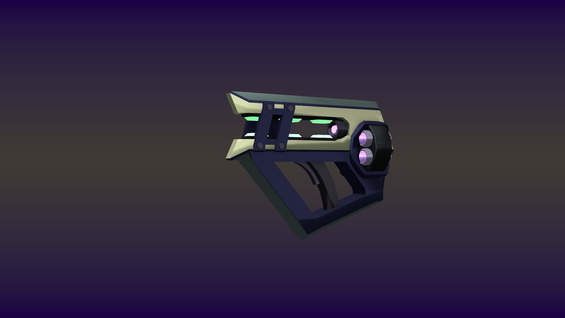 ASV SciFi Guns Volume 02 Low-poly 3D model_3