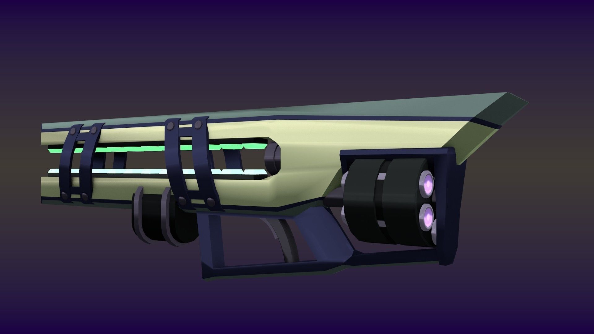 ASV SciFi Guns Volume 02 Low-poly 3D model_14