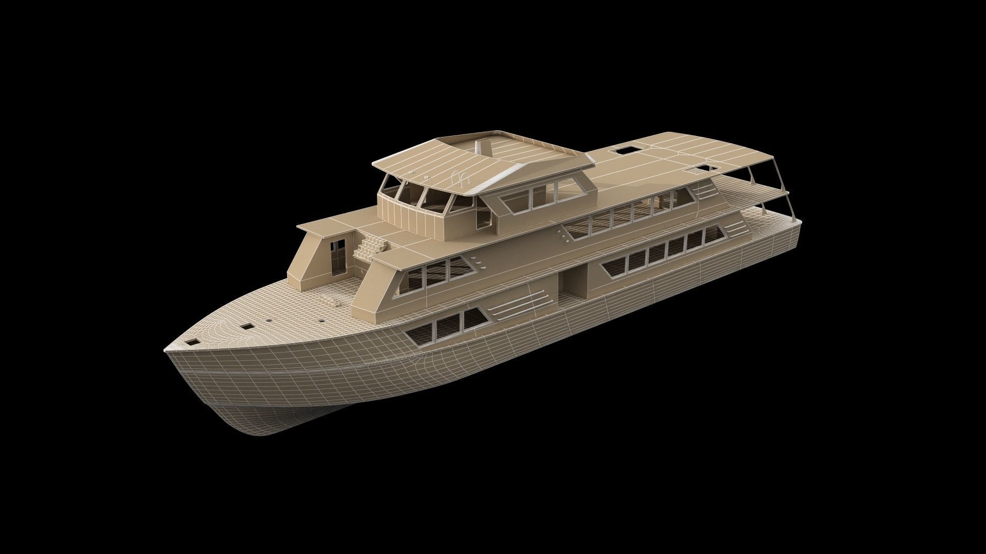 El Dorado Ship just before sinking 3D model_6