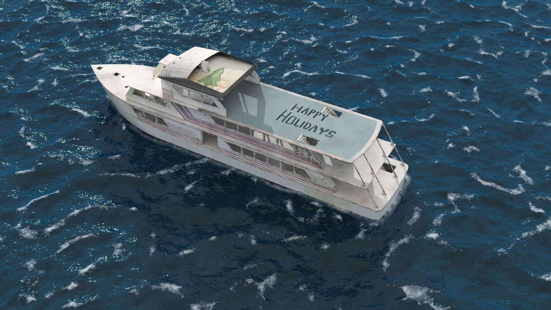 El Dorado Ship just before sinking 3D model_2