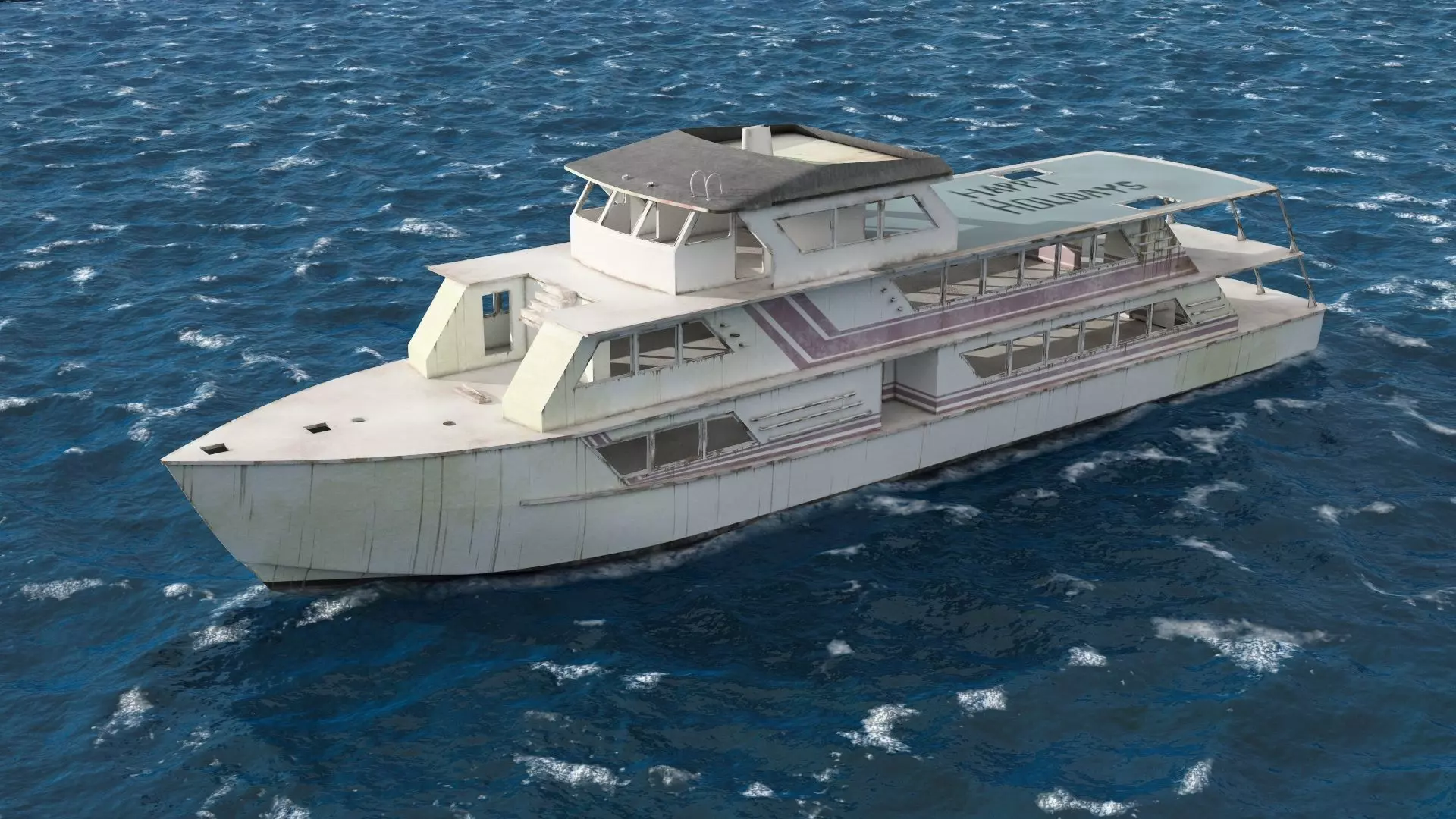 El Dorado Ship just before sinking 3D model_0