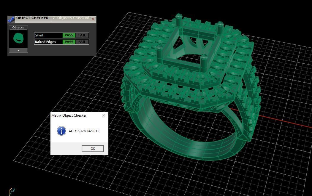 Luxurious Ring  3D print model_1