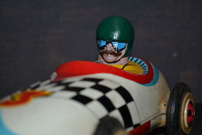 MS 816 Vintage China Racing Car Toy Parts 3D print model