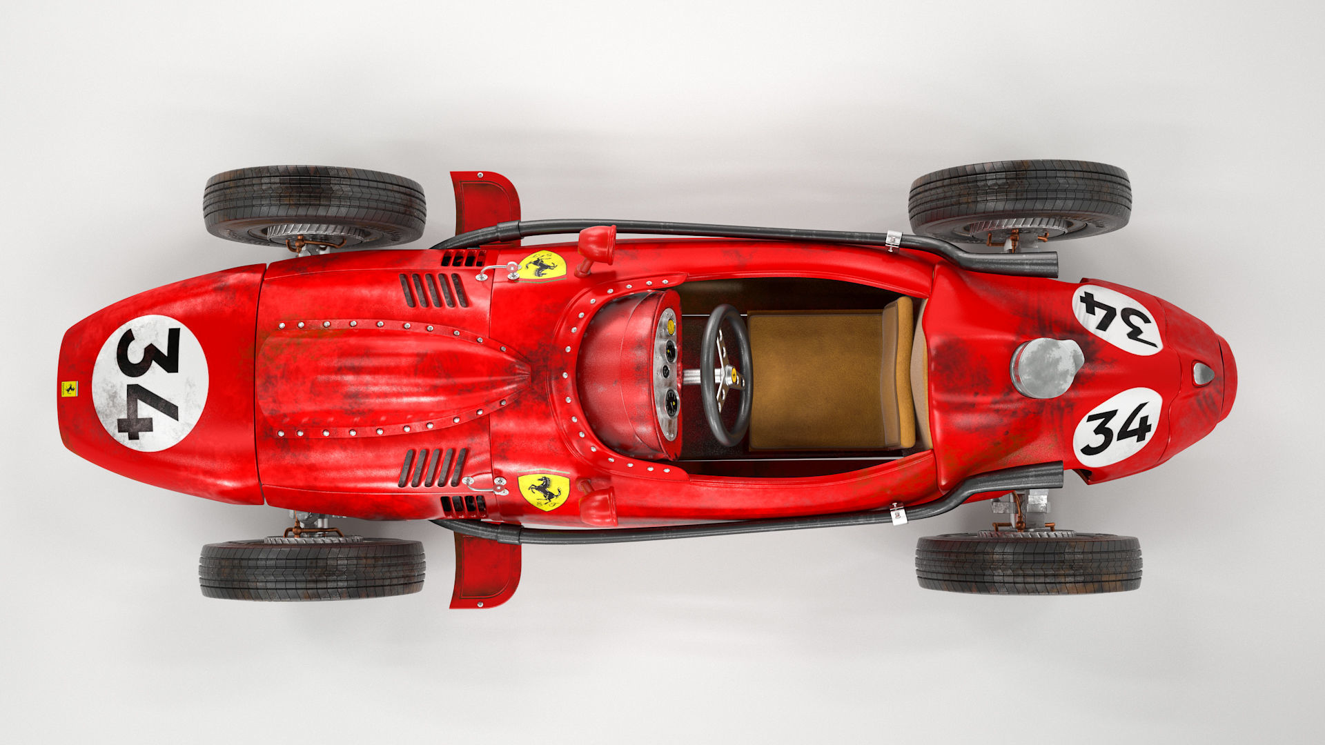  Ferrari Dino 246 F1 1958 3D model  3D model_13