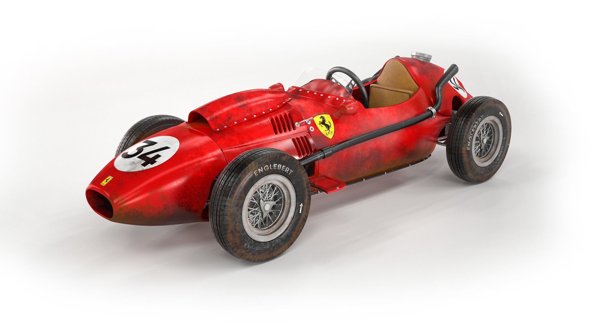  Ferrari Dino 246 F1 1958 3D model  3D model_7