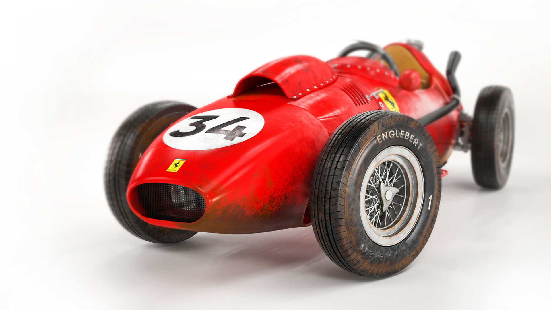  Ferrari Dino 246 F1 1958 3D model  3D model_2