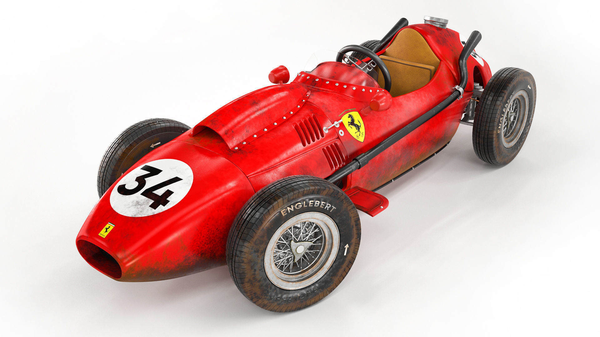  Ferrari Dino 246 F1 1958 3D model  3D model_3