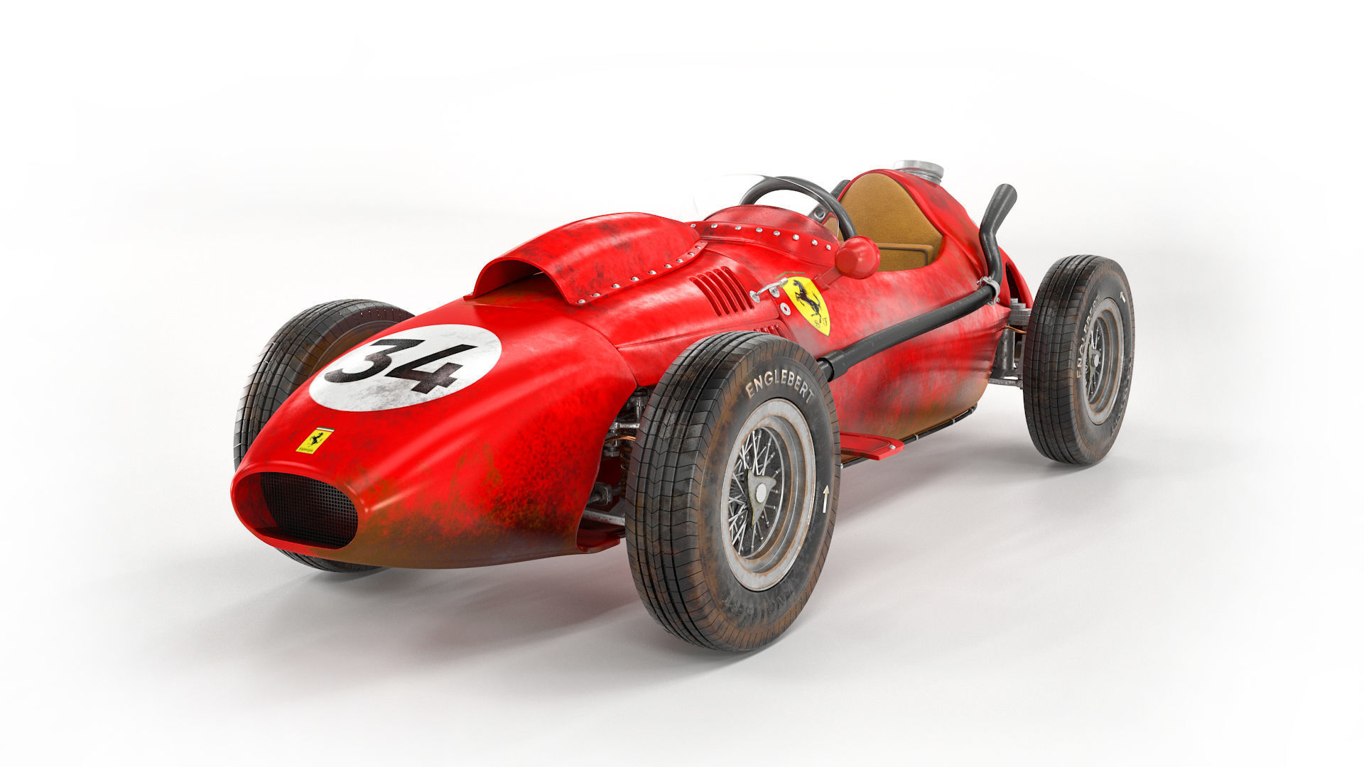  Ferrari Dino 246 F1 1958 3D model  3D model_9