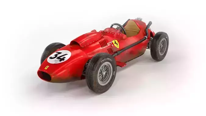  Ferrari Dino 246 F1 1958 3D model  3D model