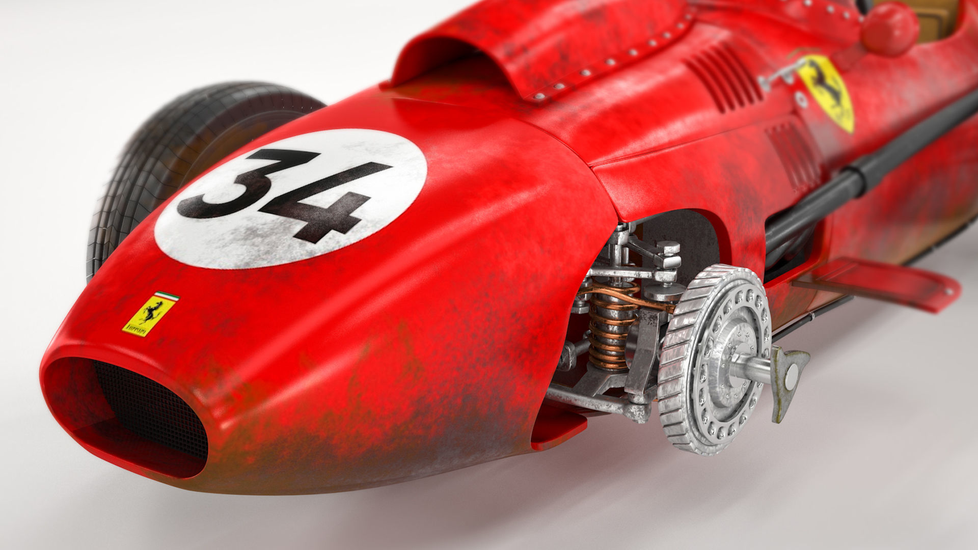  Ferrari Dino 246 F1 1958 3D model  3D model_12