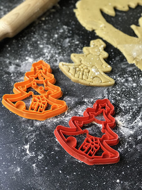 Christmas tree cookie cutter 3d print model 3D print model_2