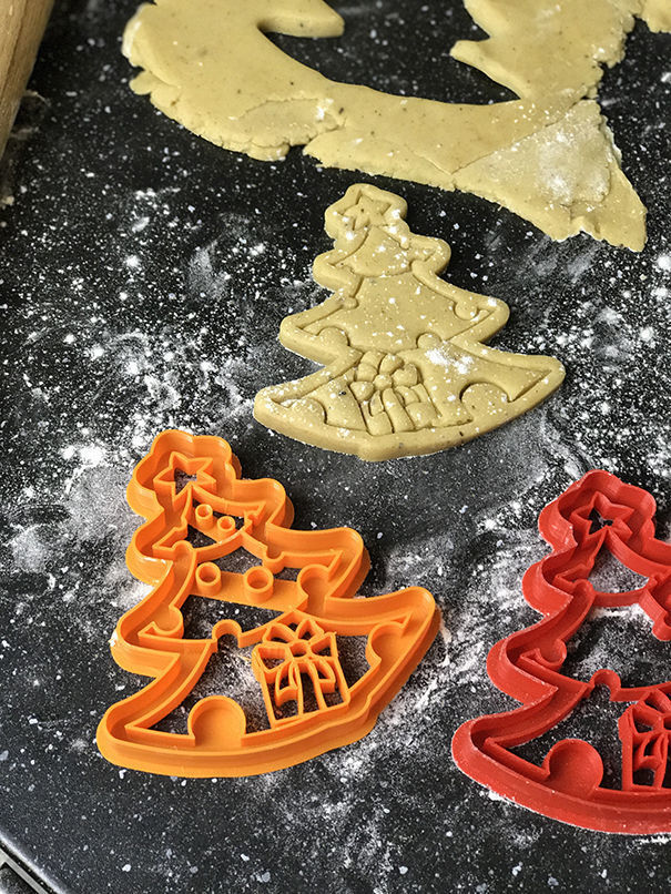 Christmas tree cookie cutter 3d print model 3D print model_1