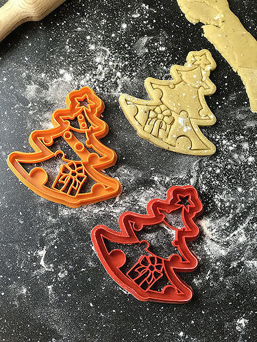 Christmas tree cookie cutter 3d print model 3D print model Christmas tree cookie cutter 3d print model 3D print model