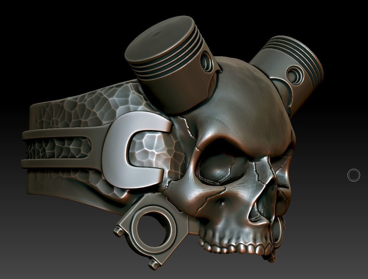 Motor Ring 3D print model_4