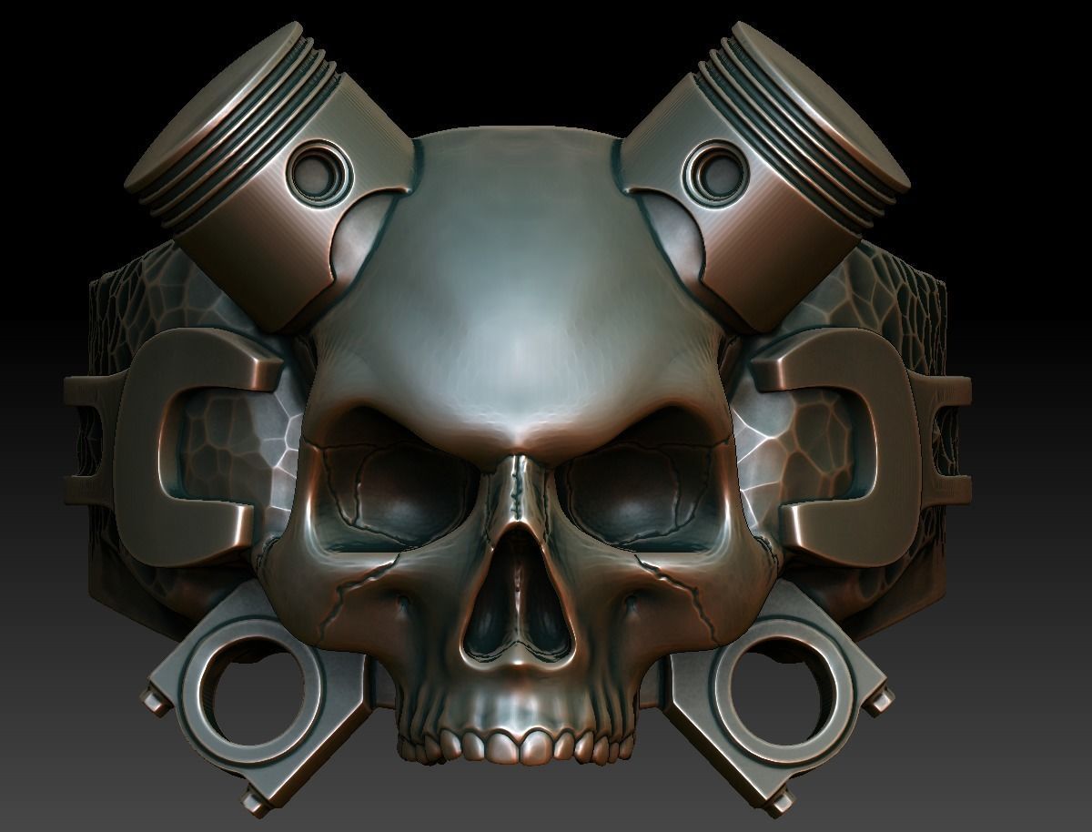 Motor Ring 3D print model_3