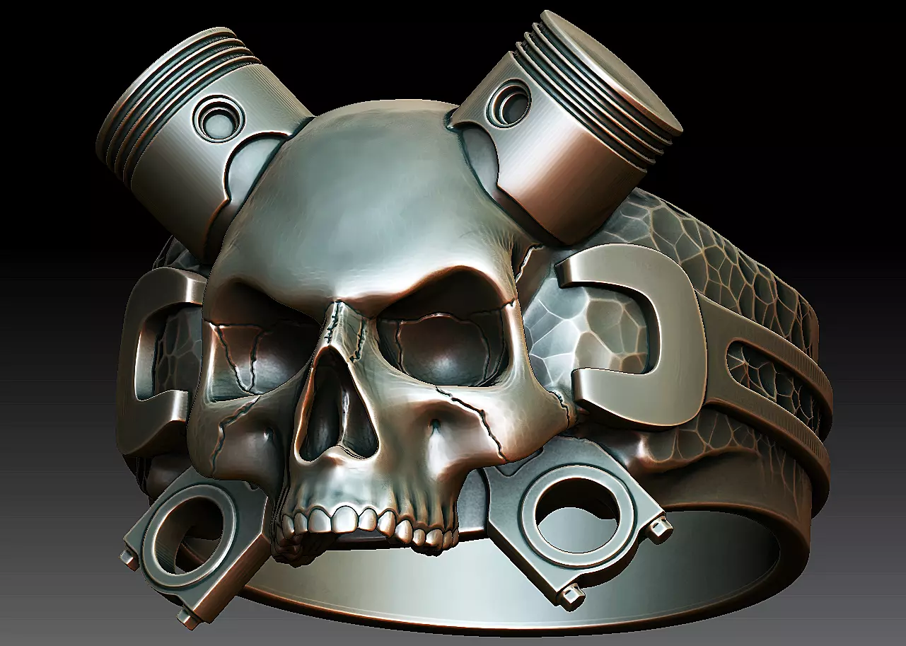 Motor Ring 3D print model_0