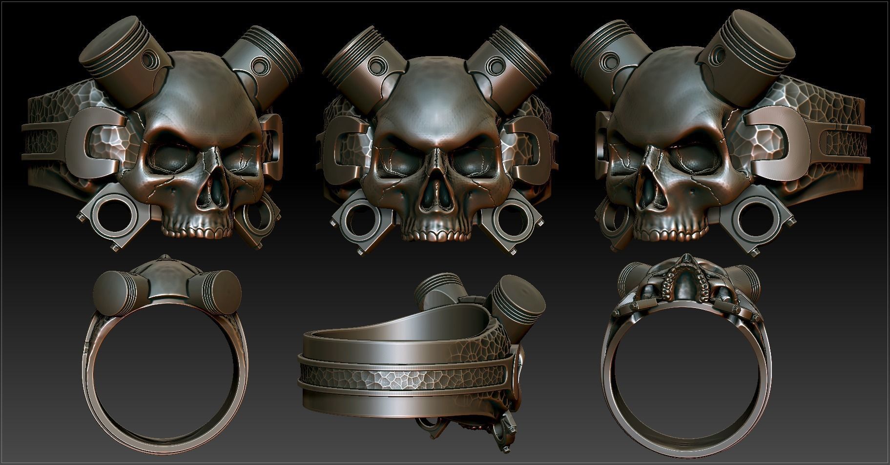 Motor Ring 3D print model_2