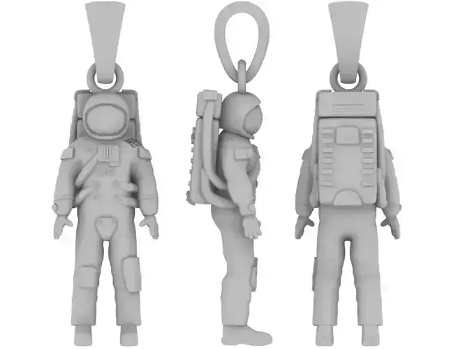 Astronaut pendant  3D print model