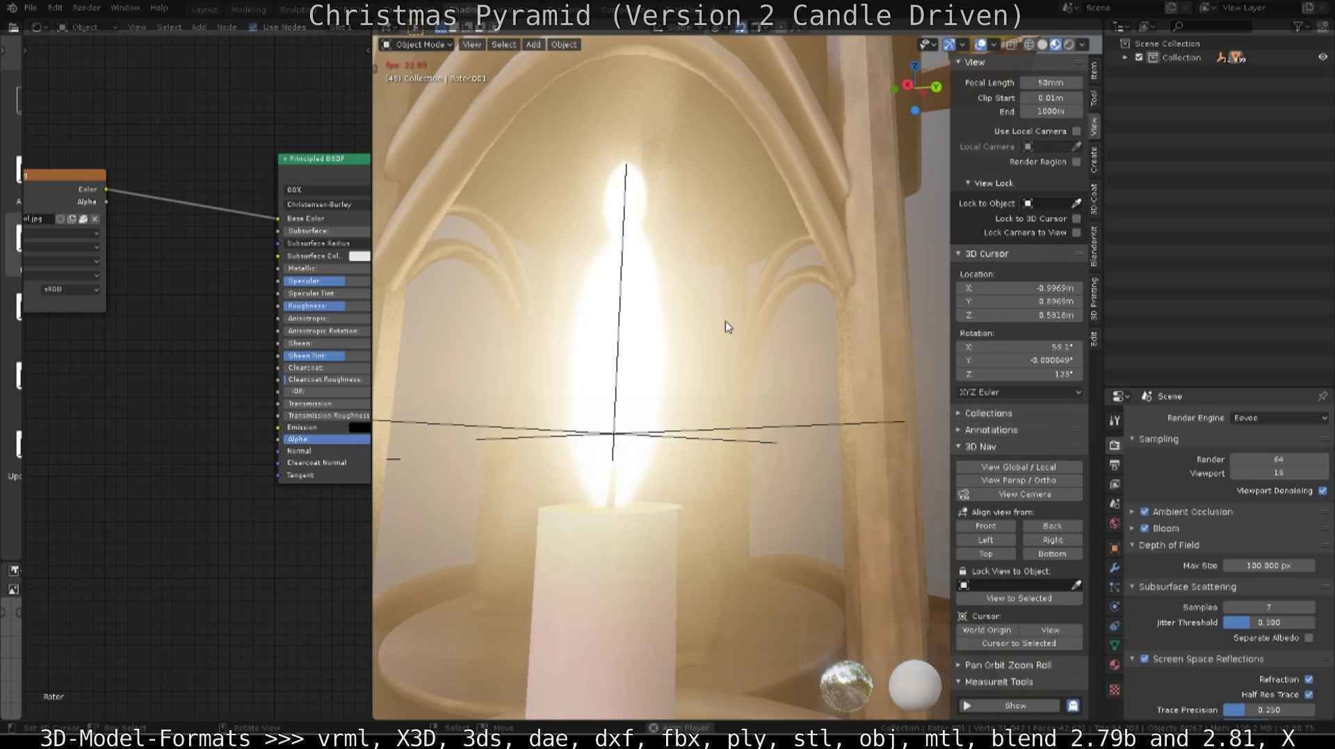 Christmas Pyramid Version 2 Low-poly 3D model_76