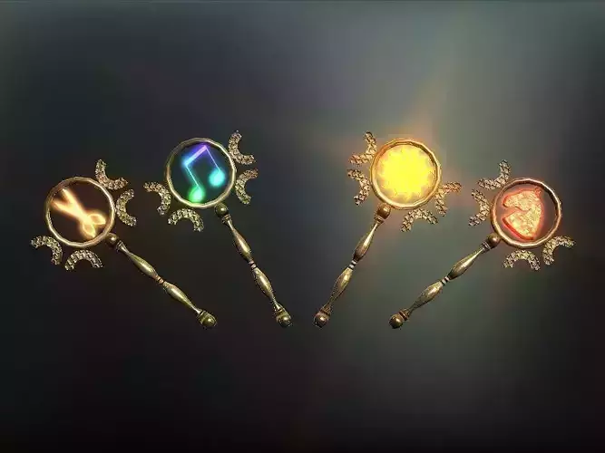 Golden Moon Magic Wands Collection