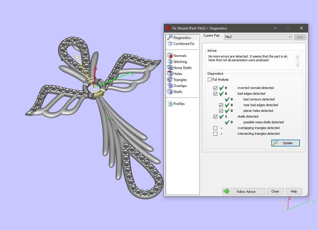Cross with angels wings 2 3D print model_6
