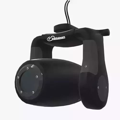 Trakkabeam A800 Searchlight Low-poly 3D model