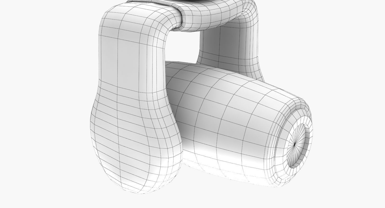 Trakkabeam A800 Searchlight Low-poly 3D model_11