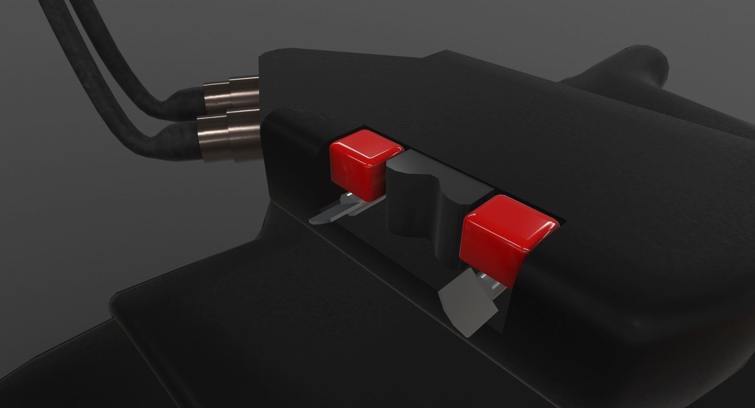 Trakkabeam A800 Searchlight Low-poly 3D model_7