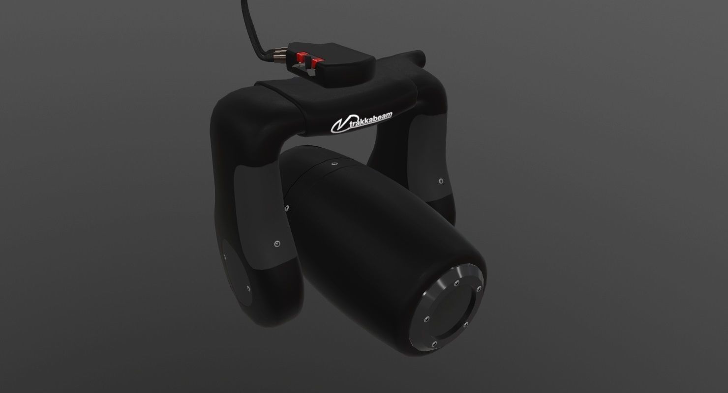 Trakkabeam A800 Searchlight Low-poly 3D model_2
