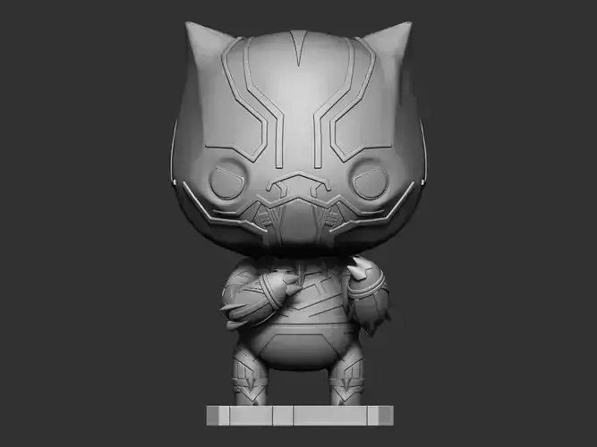 Black Panther Mini Figure Sculpt