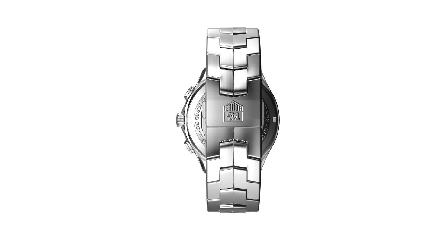 Tag Heuer Link Calibre 16 Watch 3D model_4