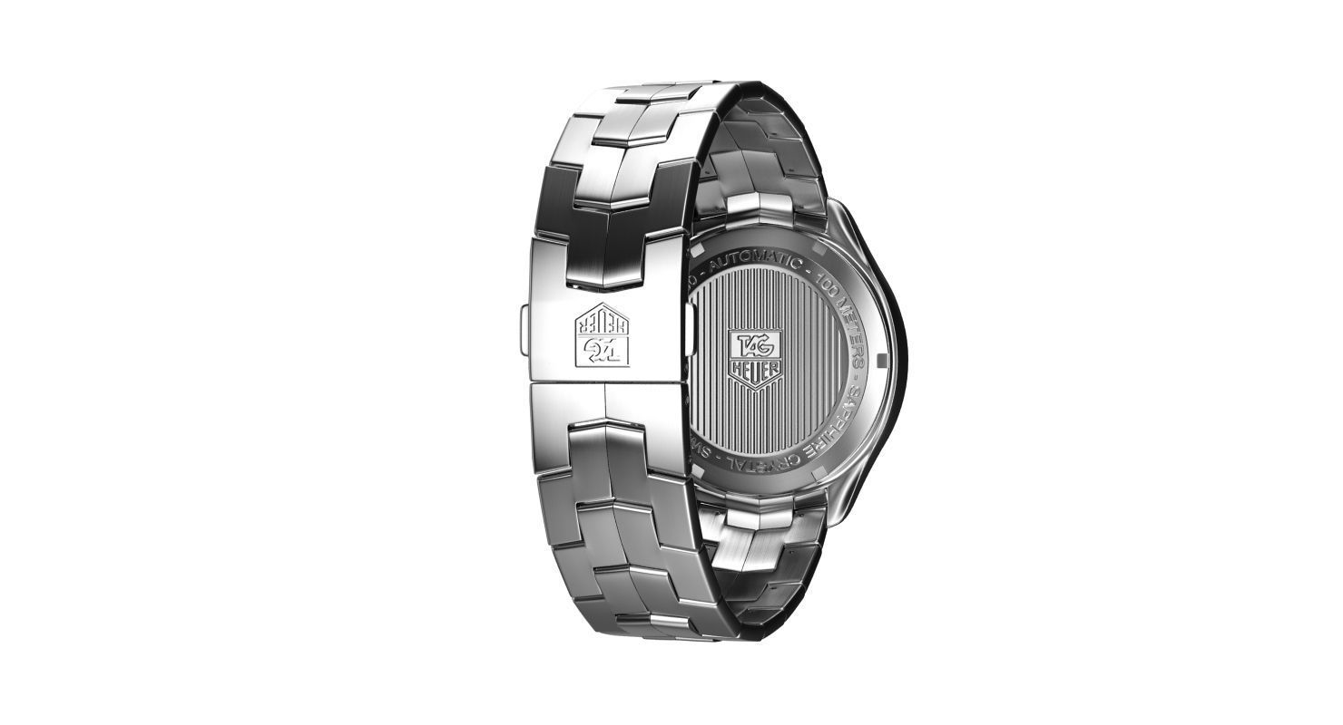 Tag Heuer Link Calibre 16 Watch 3D model_5